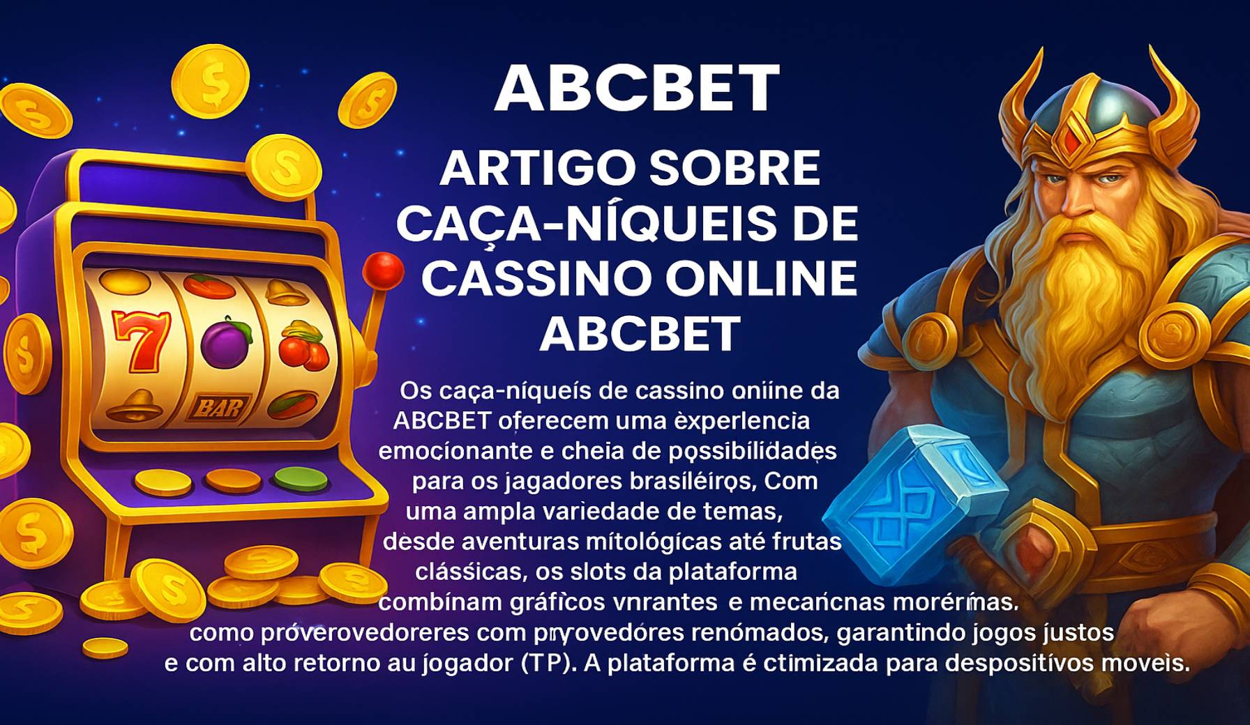 Jogos de Slot no Casino Online ABCBET