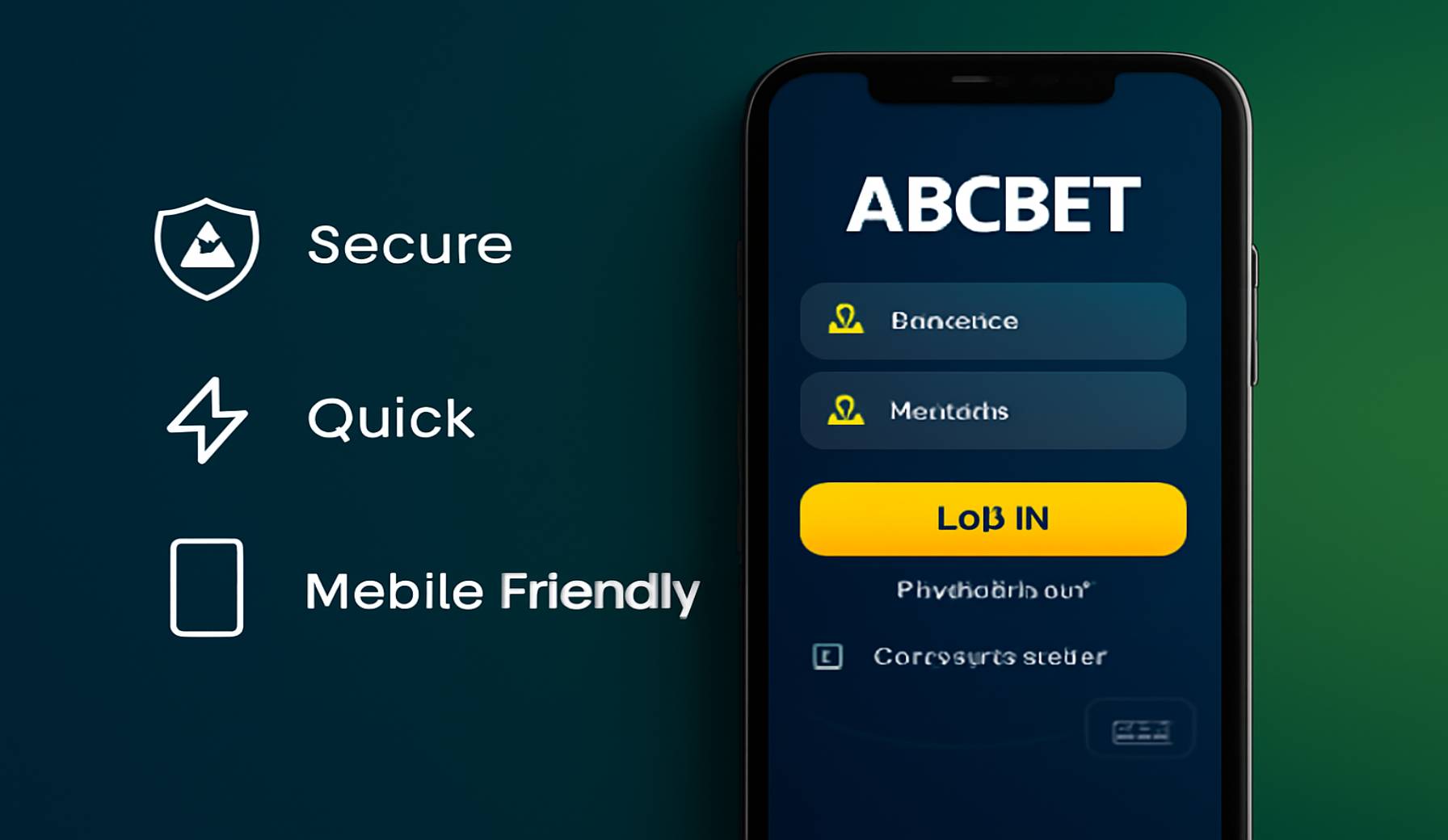 Criar uma nova Conta no plataforma ABCBET